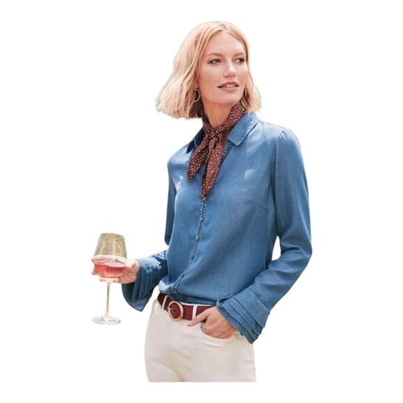 Soft Surroundings Sonnet Tencel Shirt - Picture 1 of 6